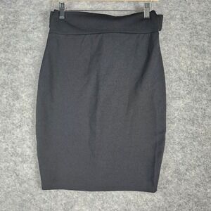 VTG Top 10‎ Pencil Skirt Women S Black Tie High Waist Stretch Office USA Career